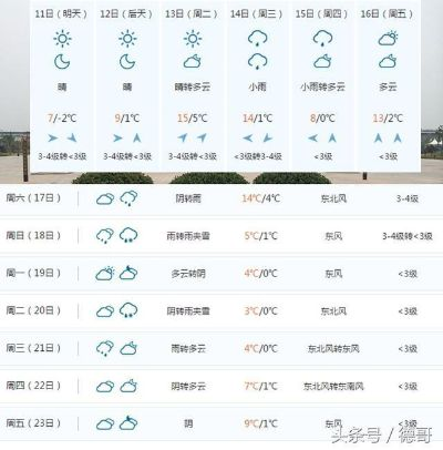 周口天气预报一周7天，春日晴雨交替，出行需备好雨具