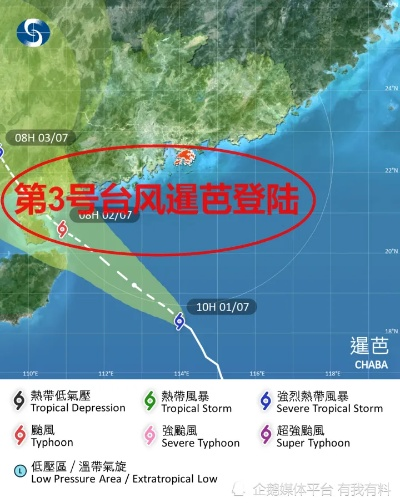 今年第3号台风最新动态，路径、强度与防范指南