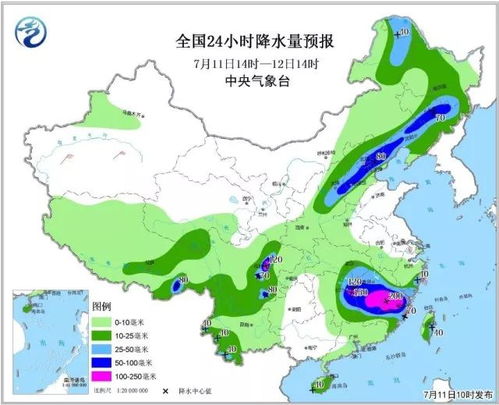 一张图读懂未来一周降水量预报，天气变化尽在掌握