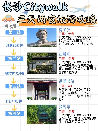 三天两晚玩转长沙，这份必去景点清单请收好